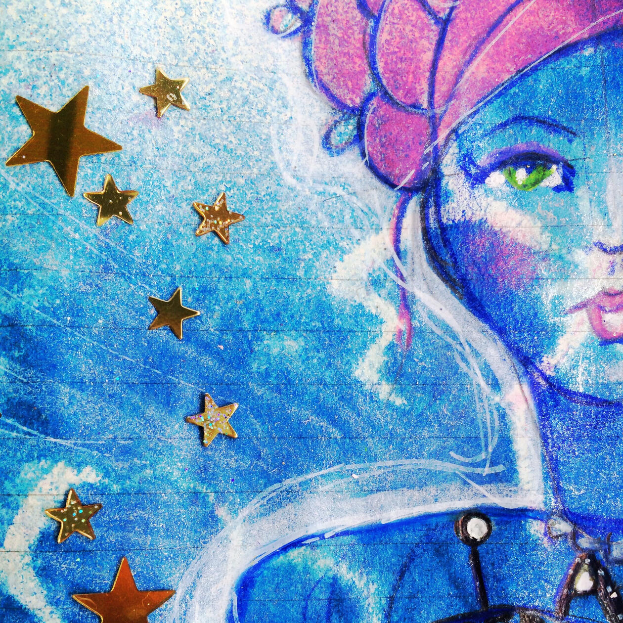 She Works with Her Hand in Delight