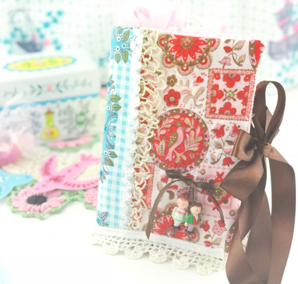 Hand Stitched Vintage Fabric Journal