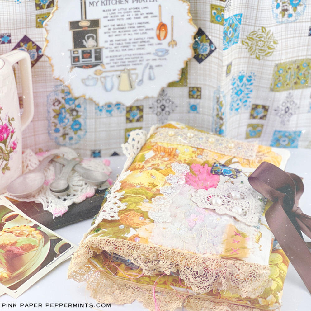 Hand Stitched Fabric Journal