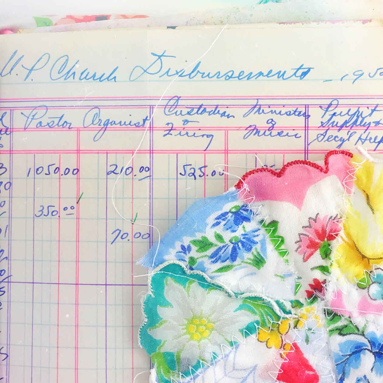 Vintage Linen Pie Chart