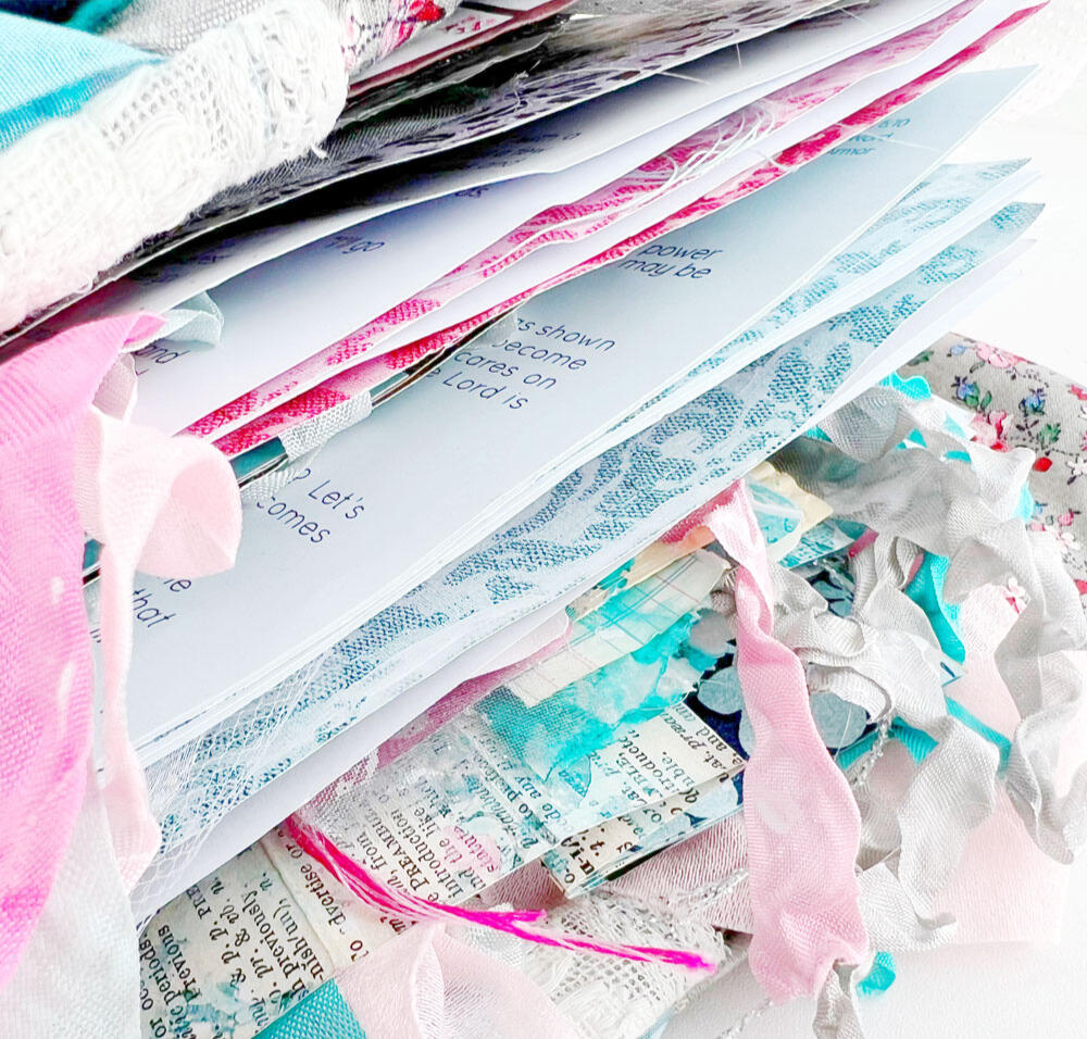 Fabric Journal Layers